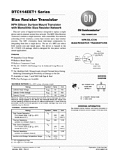 DataSheet DTC114EET1 pdf